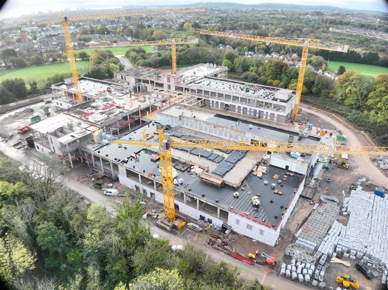 velindre cancer centre - optimum drywall systems with SACYR UK & Ireland