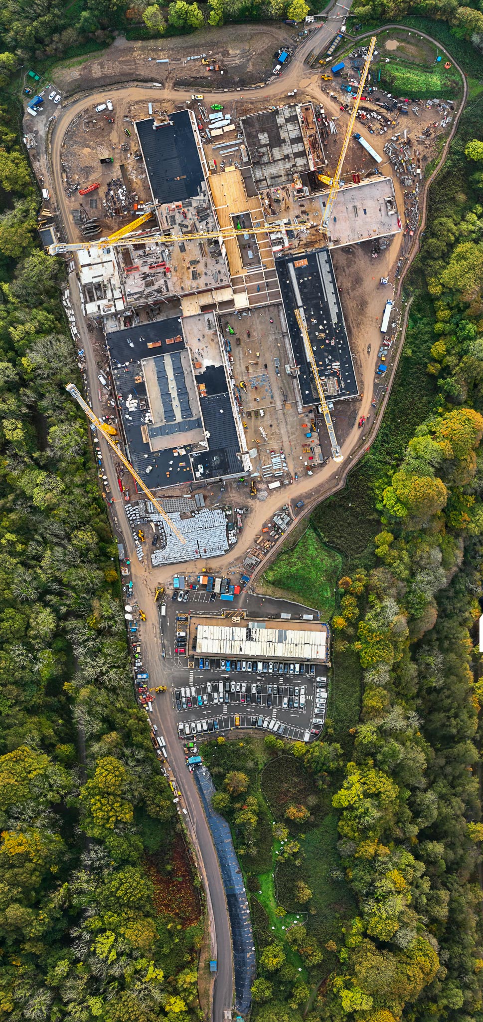new velindre cancer centre, optimum drywall systems 